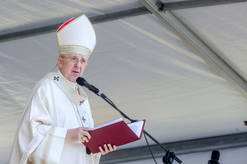 Cardinal Osoro presides a campaign mass at the San Isidro Meadow