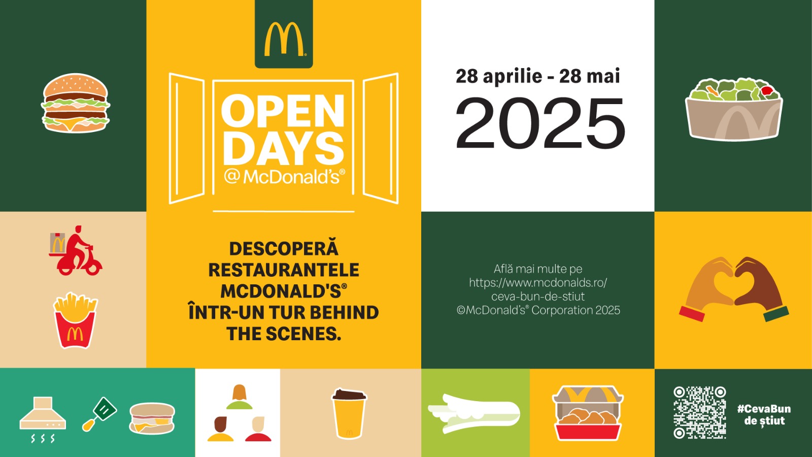 (P) Open Days la McDonald’s: O experiență autentică în culisele bucătăriei restaurantelor din toată țara