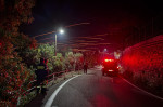 Rocket War in Greece' Chios island marking the Easter