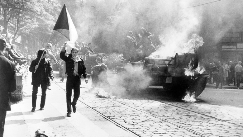 protest cehi primavara de la praga