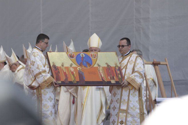 BLAJ - CEREMONIE DE BEATIFICARE - PAPA FRANCISC