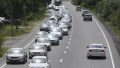 Traficul este intens între stațiunile de pe Valea Prahovei