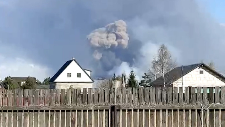 explozie depozit munictii langa moscovca