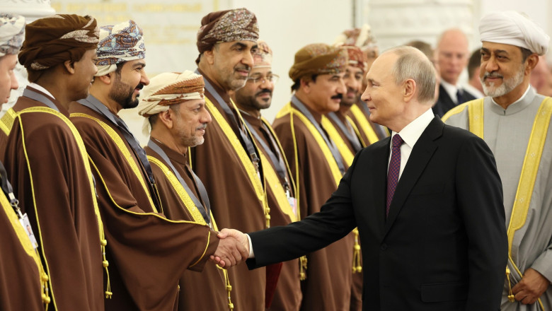 Delegație din Oman, în vizită la Vladimir Putin.