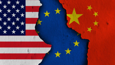 European,Union,Between,America,And,China