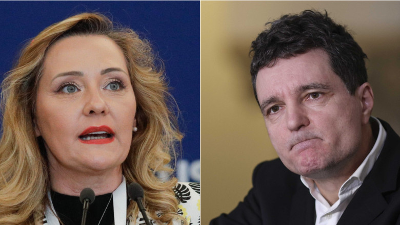 Moment tensionat. Elena Lasconi l-a făcut mincinos pe Nicușor Dan și l-a pus să jure pe Biblie. Ce a răspuns candidatul independent
