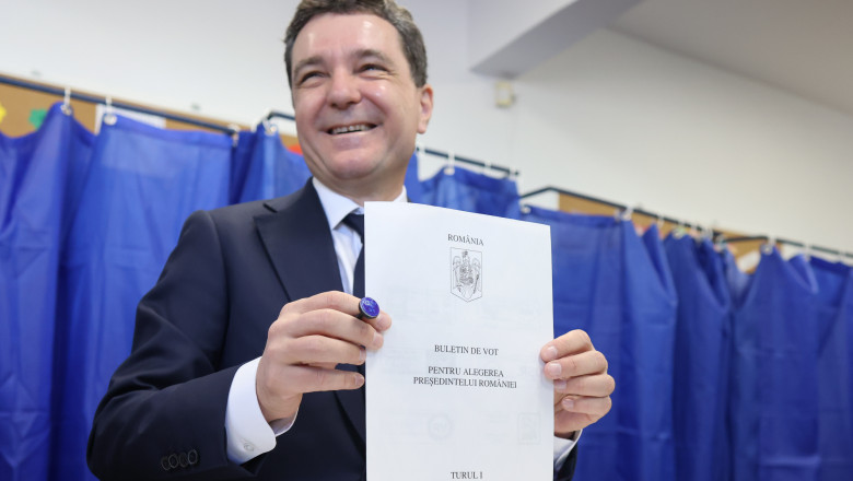 VIDEO  Nicușor Dan: „Am votat cu realism, pentru acel candidat care poate face dreptate pentru România”
