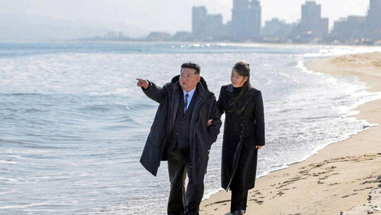 GALERIE FOTO  Kim Jong Un deschide un mega-complex turistic în Coreea de Nord, dar nu este clar cum va umple miile de camere din stațiune