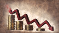 Economic downturn, conceptual illustration