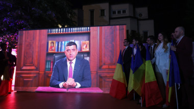 BUCURESTI - ALEGERI 2025 - GEORGE SIMION - EXIT POLL - 4 MAI 202