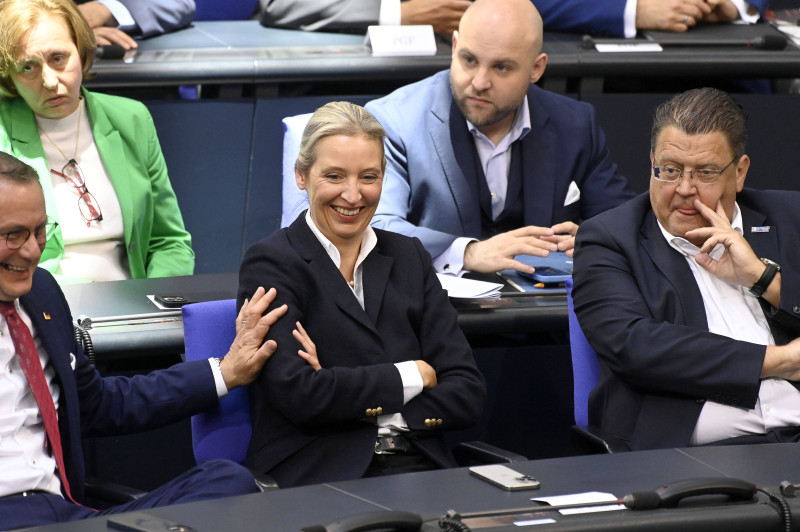 Tino Chrupalla, Beatrix von Storch, Alice Weidel, Stephan Brandner