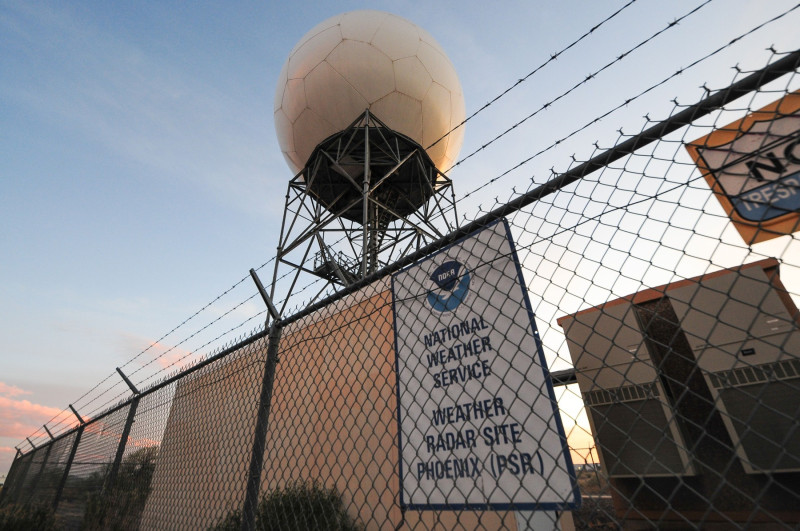 Phoenix Metro Weather Doppler Radar Site, Mesa, Arizona, USA - 28 Mar 2025