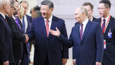China'S President Xi Jinping On Official Visit To Russia