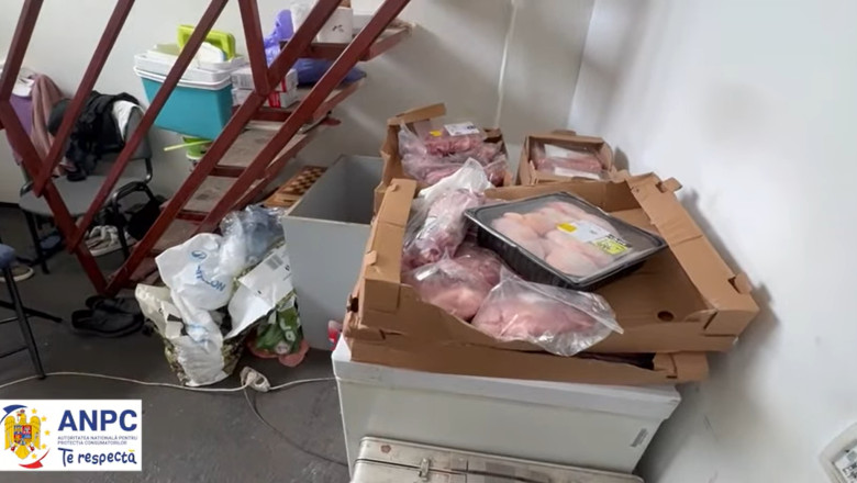 VIDEO&FOTO  ANPC a închis 16 unități de pe centura Capitalei: amenzi și produse retrase. „Ciorapi, miros infect și produse alimentare”