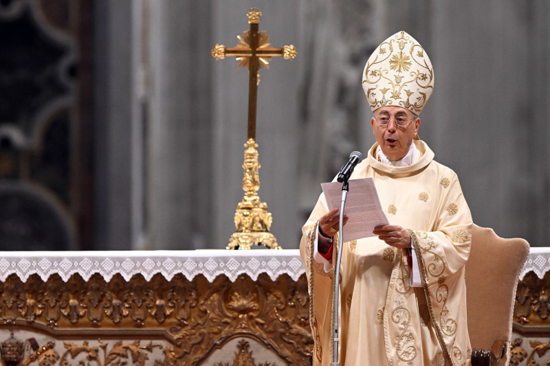 ITALY - NINTH NOVEMDIALE MASS AT ST PETER'S BASILICA AT THE VATICAN - 2025/5/4