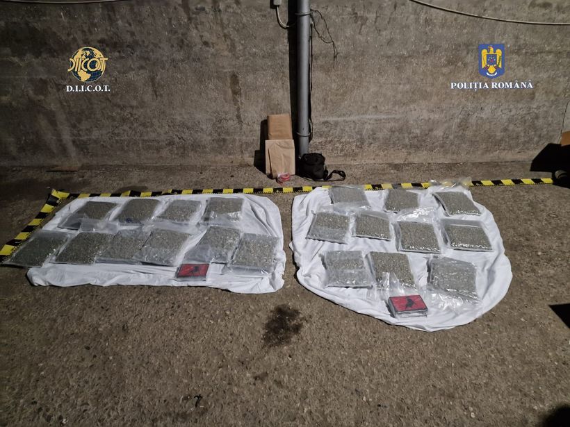 O femeie şi un bărbat au fost prinși în flagrant când voiau să ridice de la firma de curierat colete cu droguri trimise din Spania