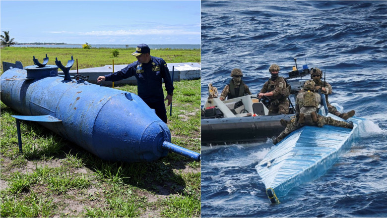 Vânătoarea de „narco-submarine” care inundă Europa cu cocaină: Cum strecoară traficanții tone de droguri chiar pe sub nasul poliției