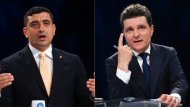 George Simion și Nicușor Dan.