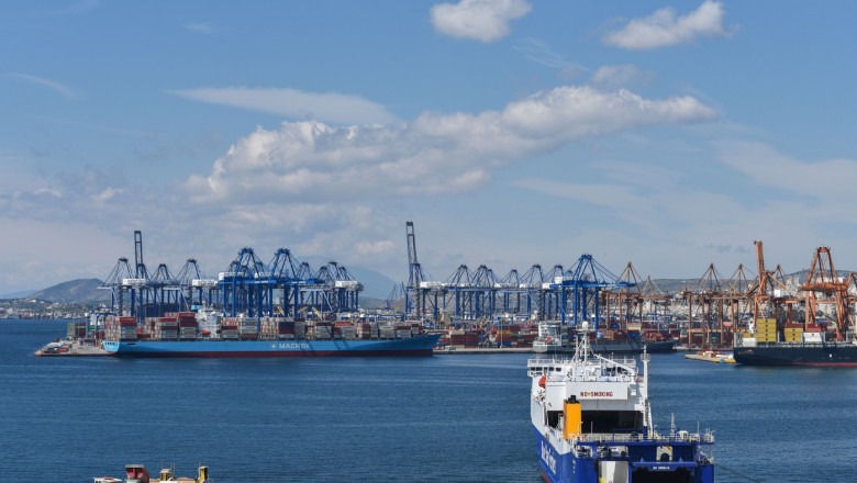COSCO Owned Piraeus Port Becomes China's Gateway To Europe, Greece - 10 Apr 2025