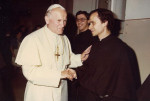 Robert Prevost with Pope John Paul II 02