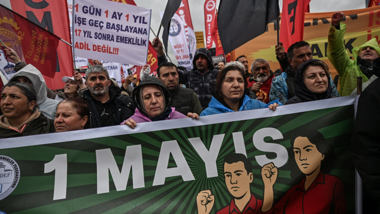 Continuă arestările în Istanbul: Peste 400 de persoane au fost reținute după ce au participat la marcarea zilei de 1 Mai
