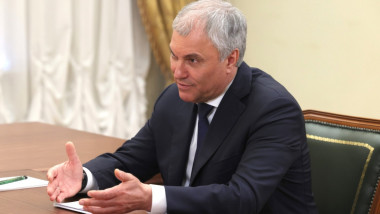 Russian President Putin Meets With State Duma Speaker Volodin
