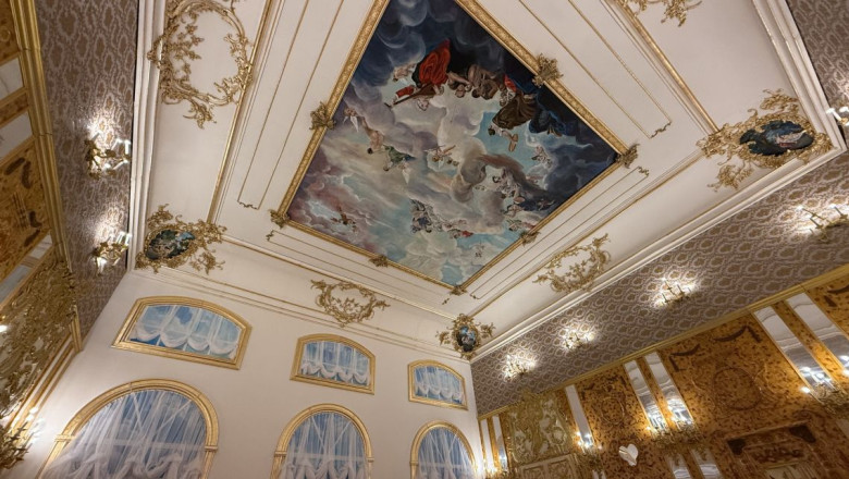 Un muzeu din Polonia a construit o replică a legendarei Camere de Chihlimbar