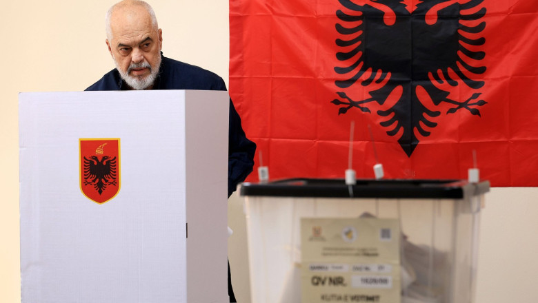 Albania Parliamentary Elections 2025, Tirana, Albania on May 11, 2025.