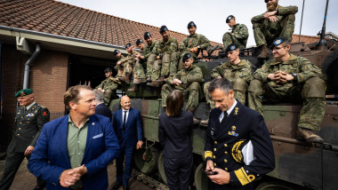 Secretary of State Gardener Signs Off on New Battle Tanks, Amersfoort - 14 May 2025