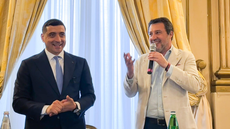 Matteo Salvini, unul dintre liderii eurosceptici ai coaliției de guvernare din Italia, îl susține pe George Simion la prezidențiale