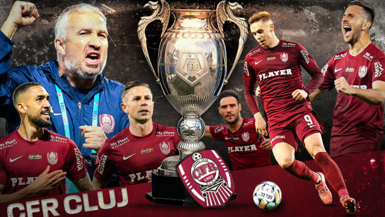CFR Cluj a cucerit Cupa României, după ce a învins FC Hermannstadt în finală