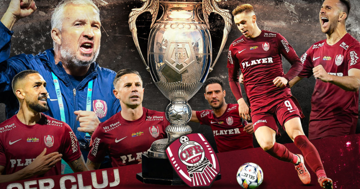 CFR Cluj a cucerit Cupa României, după ce a învins FC Hermannstadt în finală|EpicNews