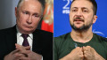 Vladimir Putin și Volodimir Zelenski. Foto: Profimedia Images