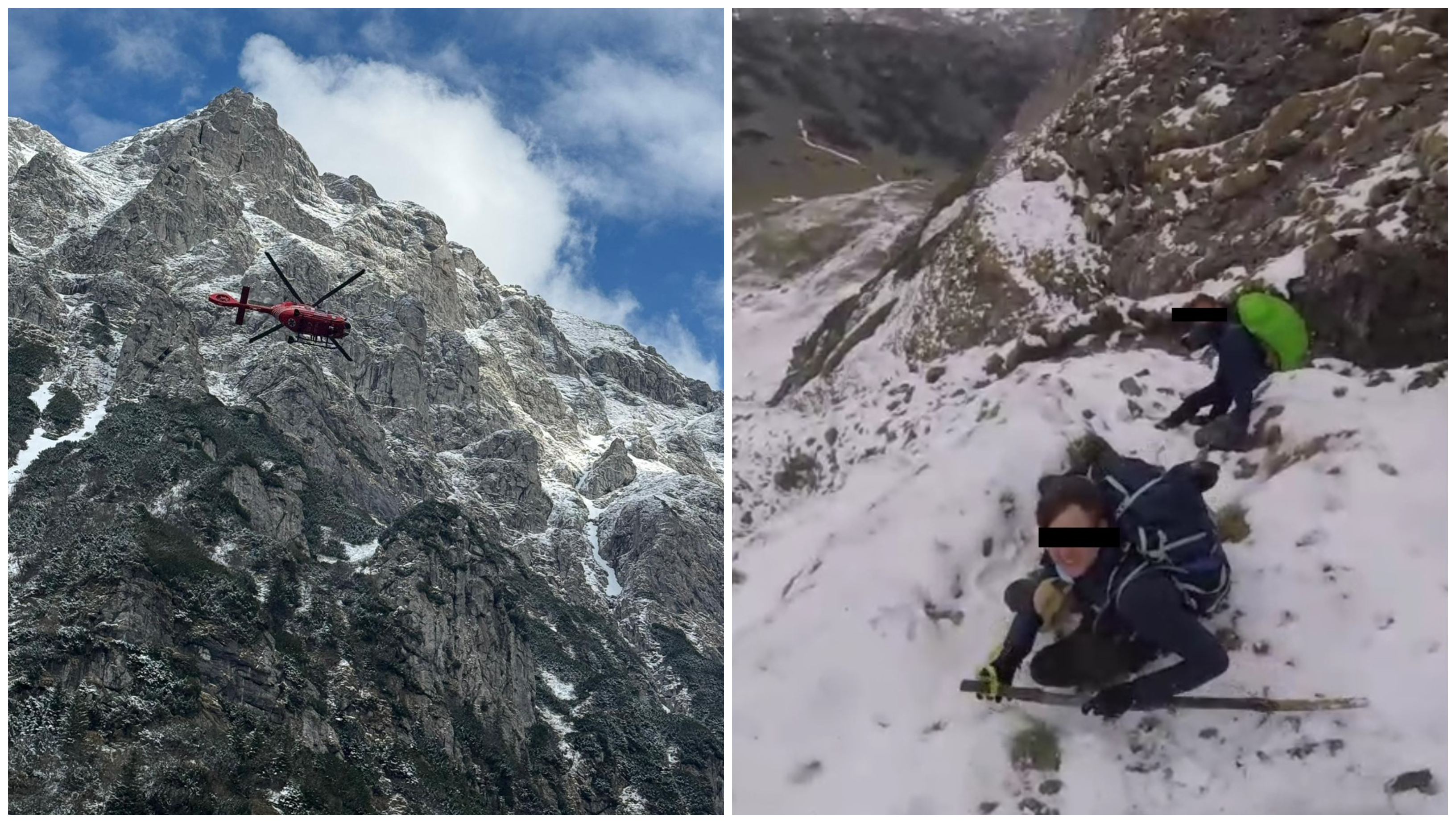 Traseele montane, periculoase încă. Avertismentul salvamontiștilor după ce patru turiști din Belgia au rămas blocați în Bucegi