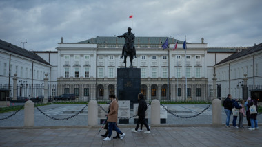 Anti-EU Campaign In Warsaw, Poland - 16 May 2025