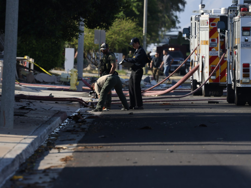 U.S. CALIFORNIA PALM SPRINGS EXPLOSION