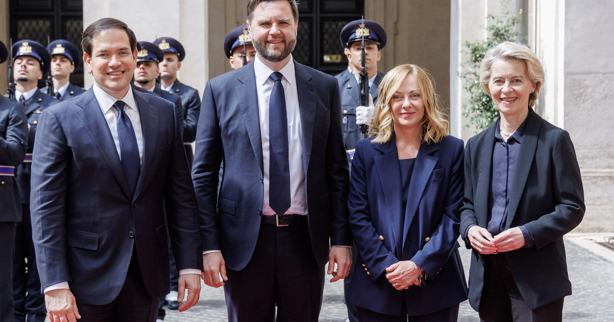 JD Vance s-a întâlnit cu Ursula von der Leyen și Giorgia Meloni la Roma. Ce au discutat cei trei|EpicNews