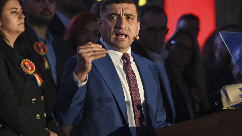 George Simion le-a promis susținătorilor săi că va contesta alegerile prezidențiale