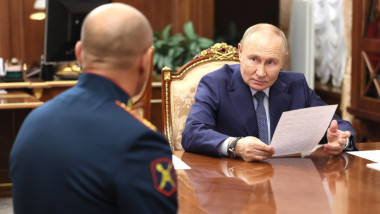 Russian President Putin Meets with Hero of the DPR Artyom Zhoga, Moscow, Moscow Oblast, Russia - 02 Oct 2024