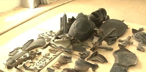 Soldat medieval, „căzut” la datorie. O statuetă veche de sute de ani a fost distrusă din greșeală de muncitori