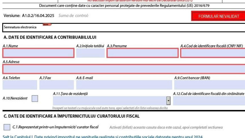 Când trebuie să depună contribuabilii declarația unică. ANAF a transmis termenul limită