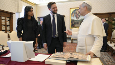 Pope Leo XIV and JD Vance meet in the Vatican