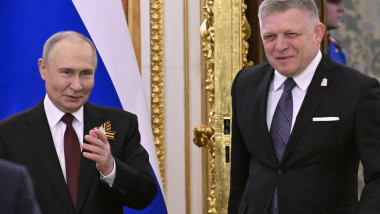 Vladimir Putin și Robert Fico