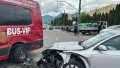 În microbuzul implicat în accident se aflau 15 copii FOTO ISU Brașov