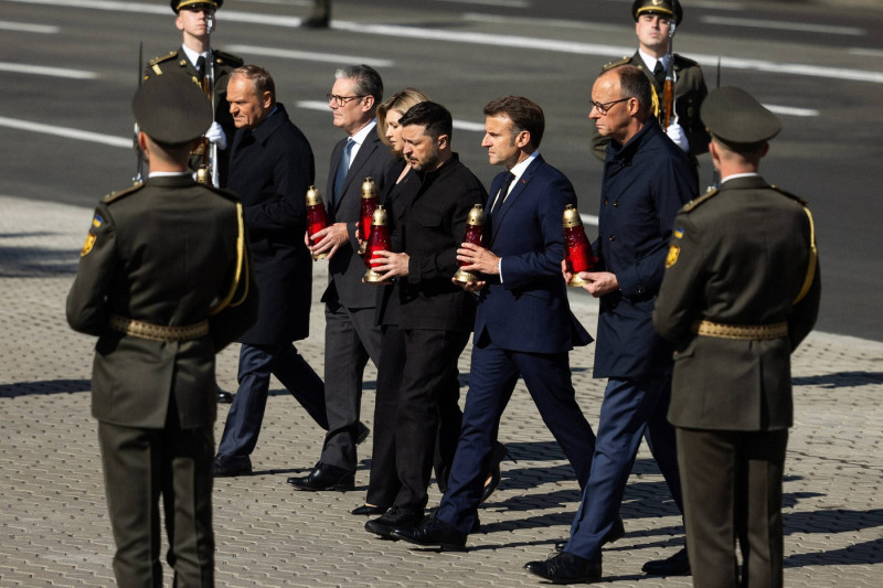 Kiev Volodymyr Zelenskyy met with western leaders