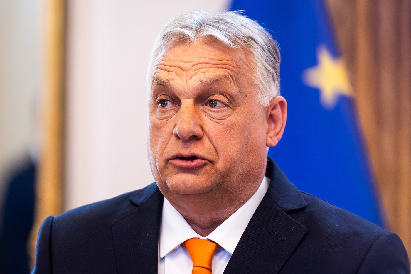 Premierul Ungariei Viktor Orban a ajuns la Palatul Victoria, unde are o întâlnire informală cu Ilie Bolojan