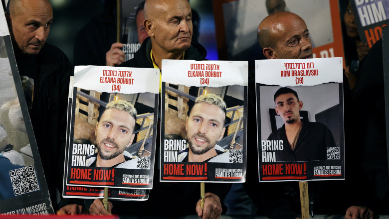 Hamas a făcut publică o nouă înregistrare video cu doi ostatici israelieni