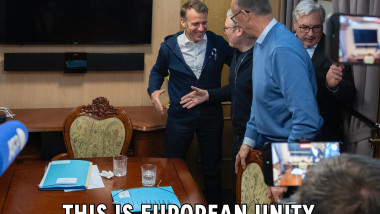 Imaginea difuzată de Elysee. Foto-X