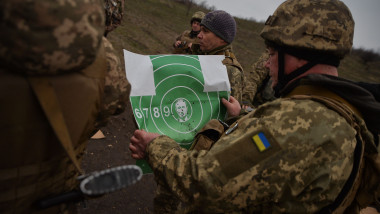 Soldiers Train: Soldiers from the 24th brigade train in Donoetsk Oblast, Donetsk Oblast, Ukraine - 30 Jan 2025