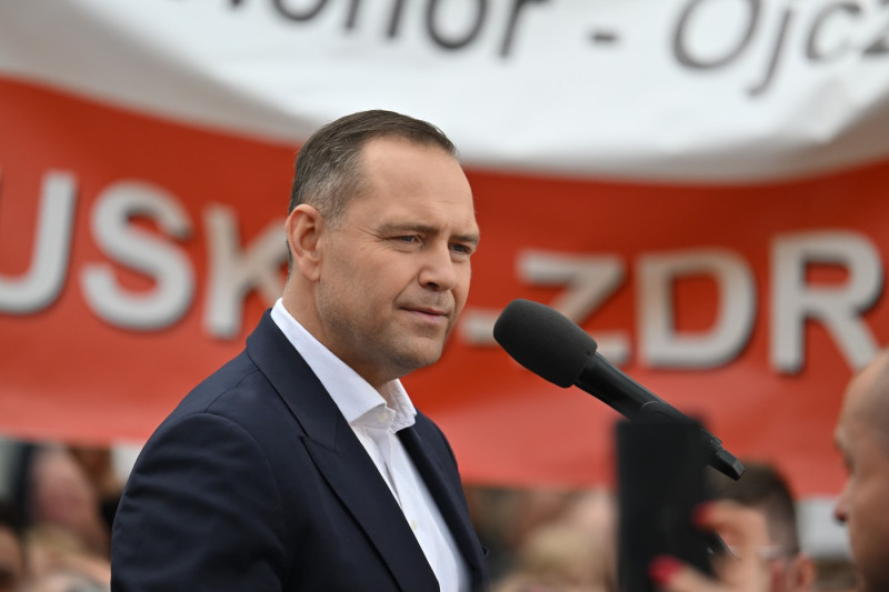 Candidate presidential elections Karol Nawrocki campaigns in Kielce